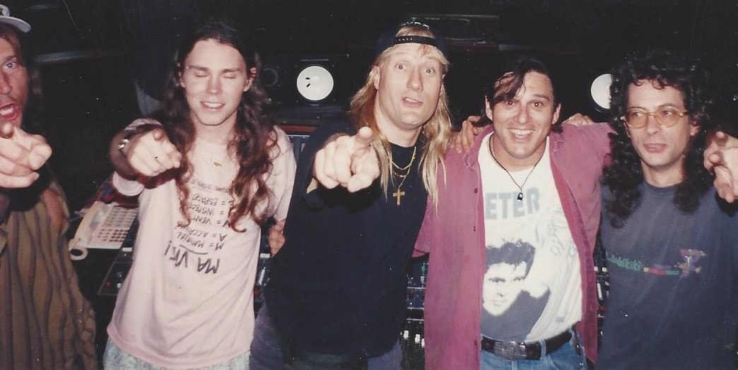 The Quest, 1991 — Matt Bissonette, Xavier Ceverin, Gregg Bissonette, Bruce Greenspan, and Yves Stilmant